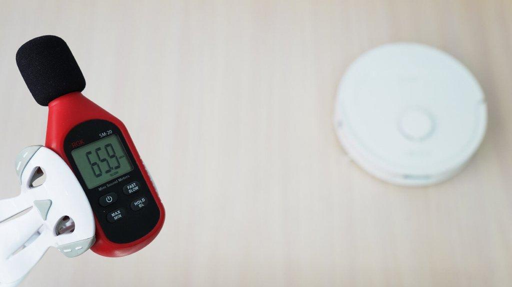 Roborock Qrevo S: Triukšmo lygis