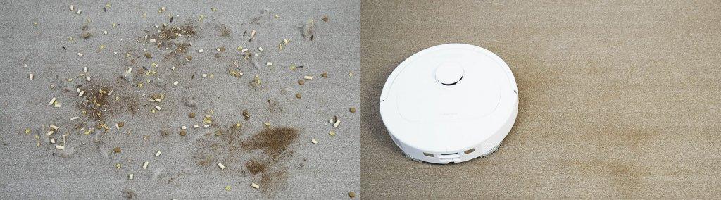 Roborock Qrevo S: Kilimų valymas