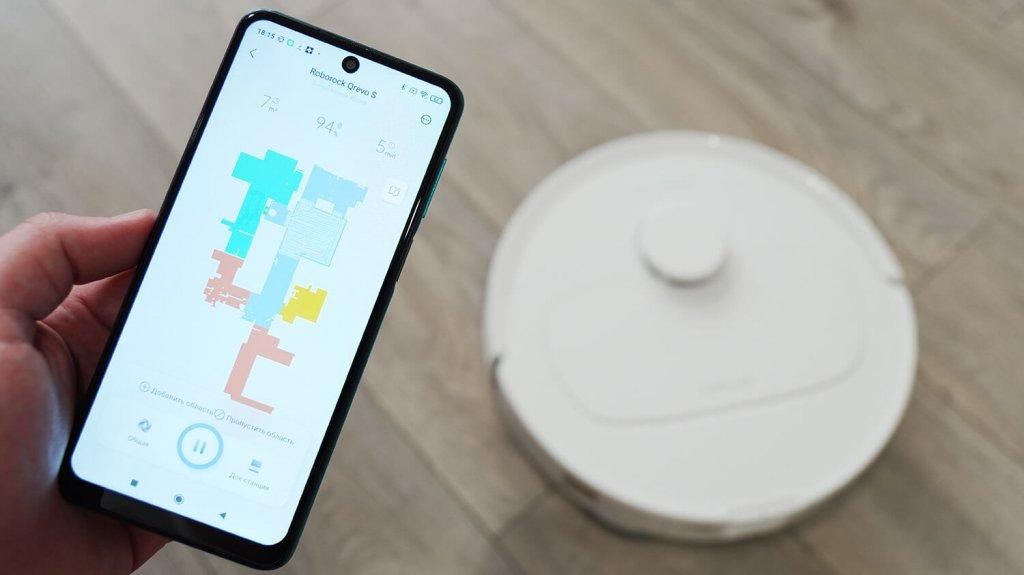„Roborock Qrevo S“: programėlių valdymas