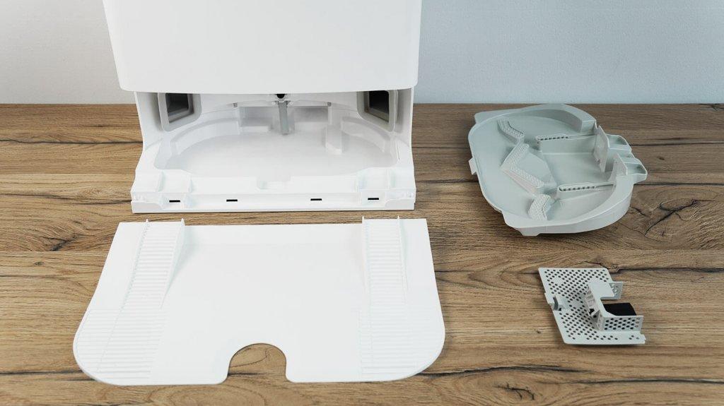 Roborock Qrevo S: Nuimamas dėklas