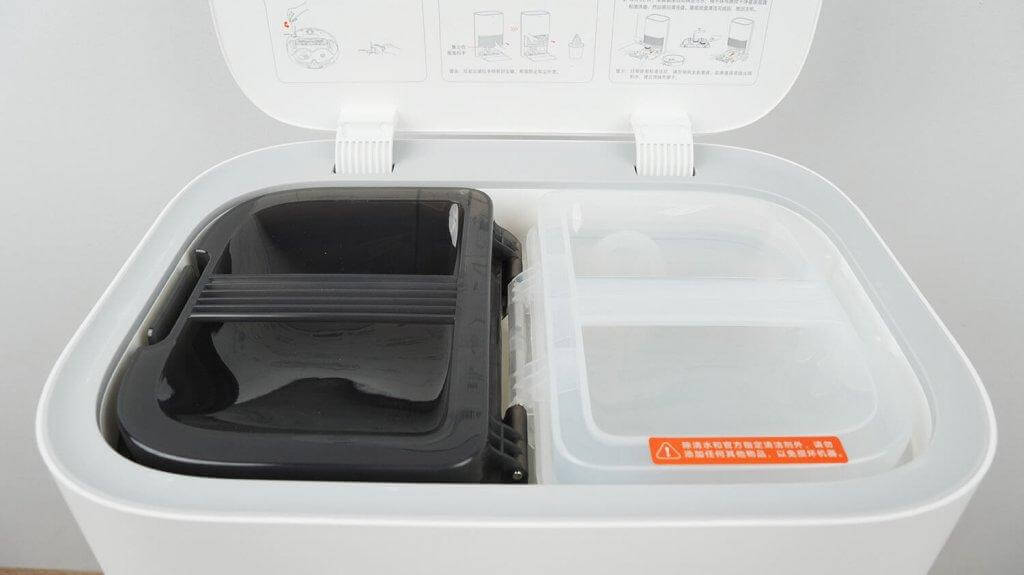 Xiaomi Mijia M40: vandens rezervuarai