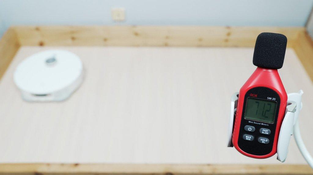 Xiaomi Mijia M40: triukšmo lygis