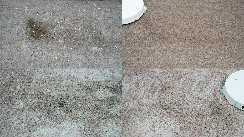 Xiaomi Mijia M40: kilimų valymas