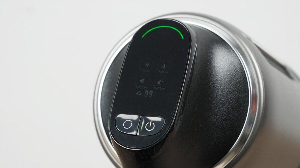 „Dreame Z40“ stotis: ekranas