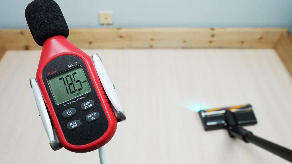 „Dreame Z40“ stotis: dulkių siurblio triukšmo lygis