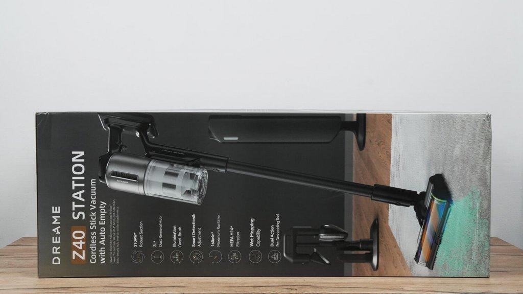 „Dreame Z40“ stotis: dėžutė