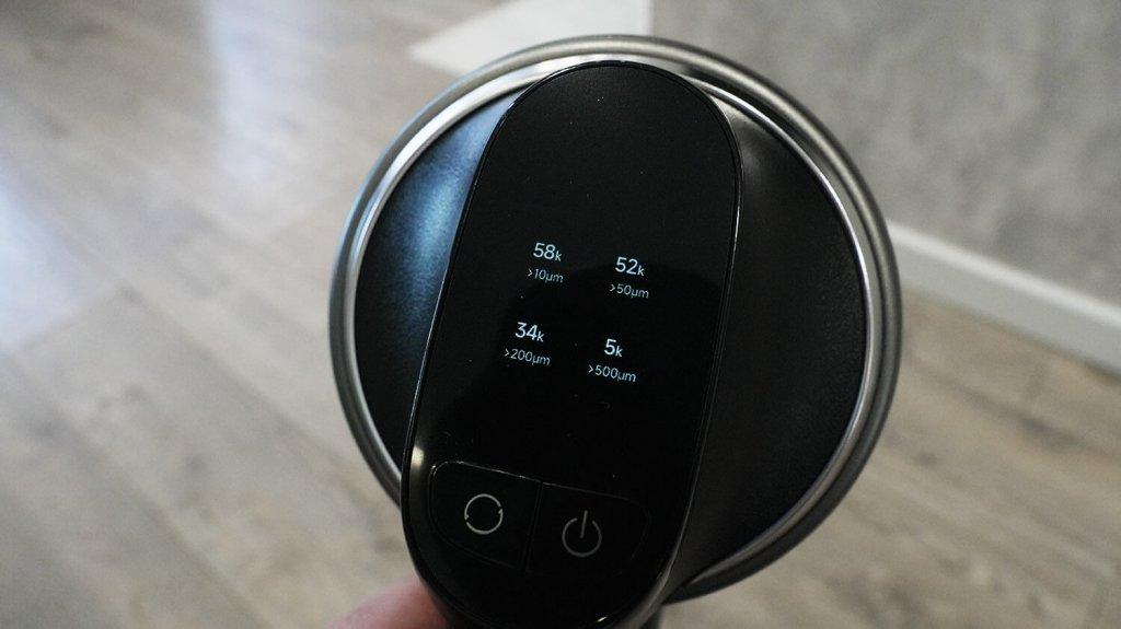 „Dreame Z40“ stotis: šiukšlių skaičiavimas