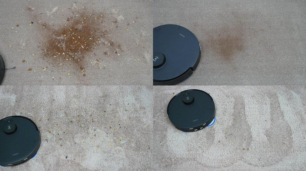 ECOVACS DEEBOT T30S COMBO: Kilimų valymas