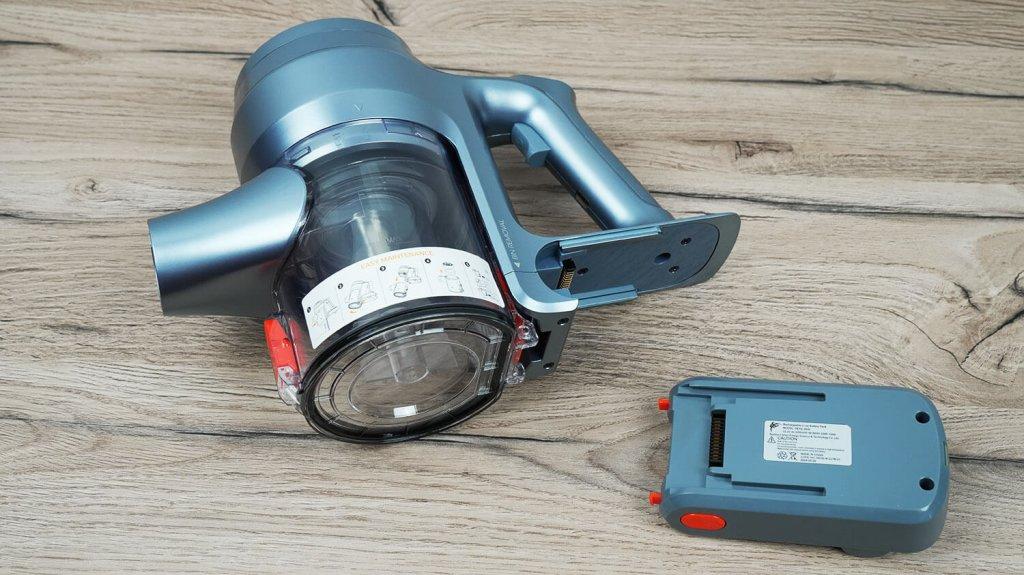 iLIFE H80: Išimama baterija