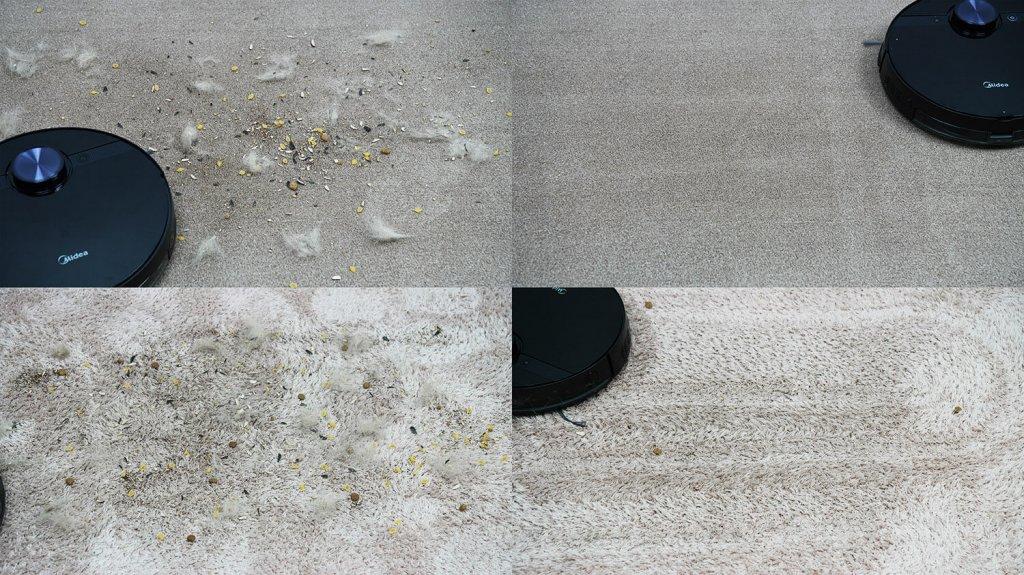 Midea VCR M7 EVO: Kilimų valymas