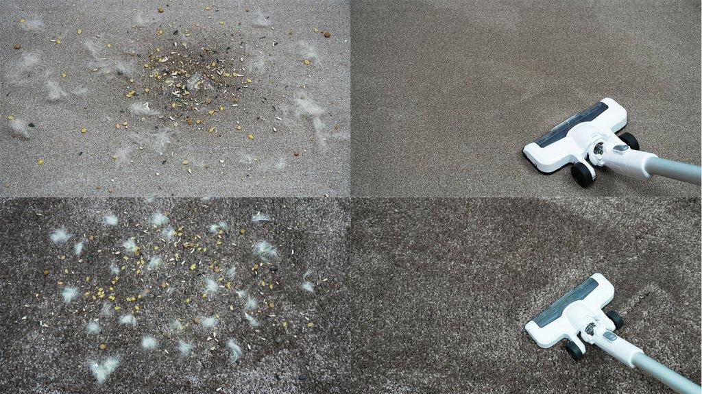 Midea VSS1800: Limpieza de alfombras