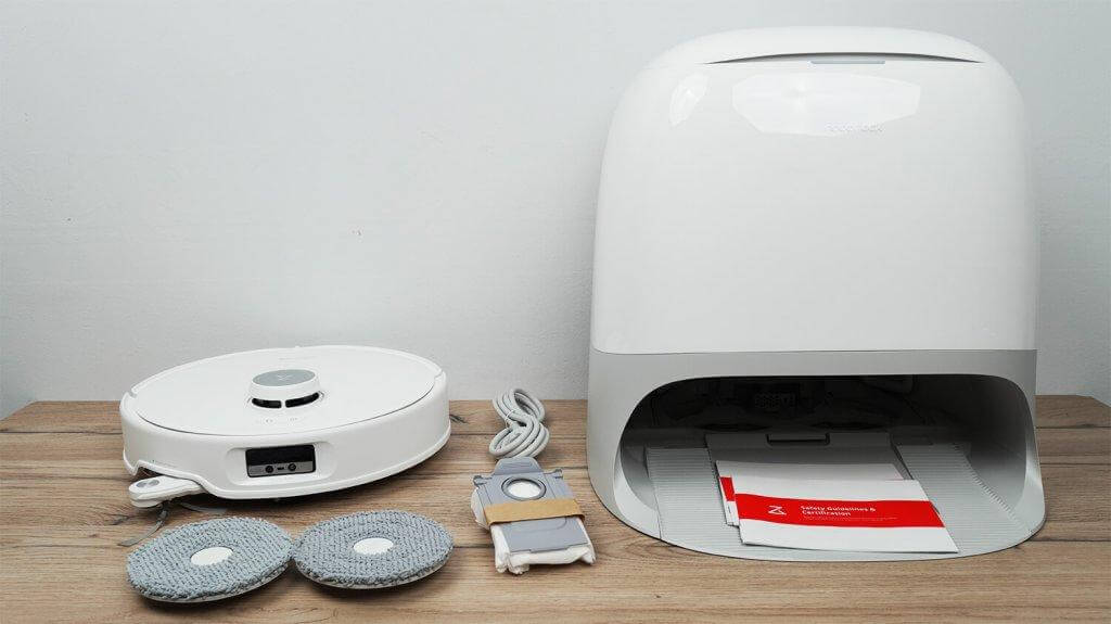 „Roborock Qrevo Curv“: pakuotės turinys