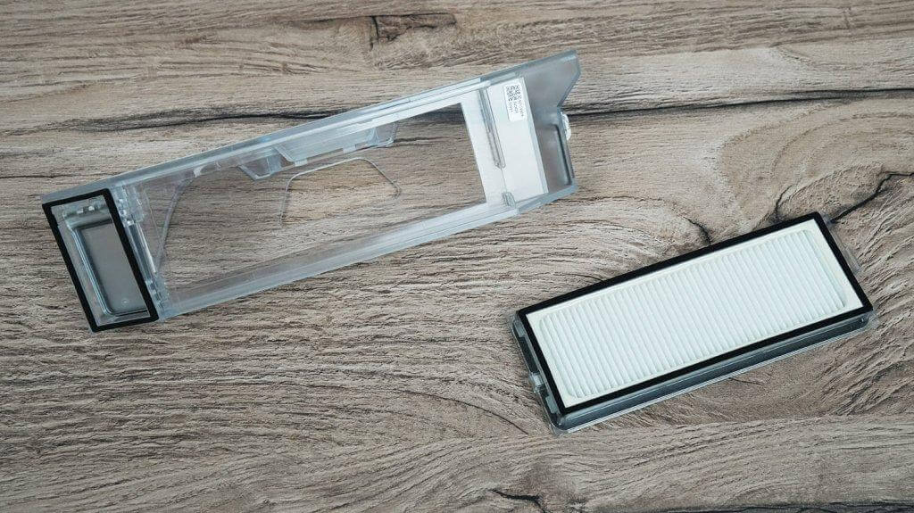 Roborock Qrevo Curv: filtravimo sistema