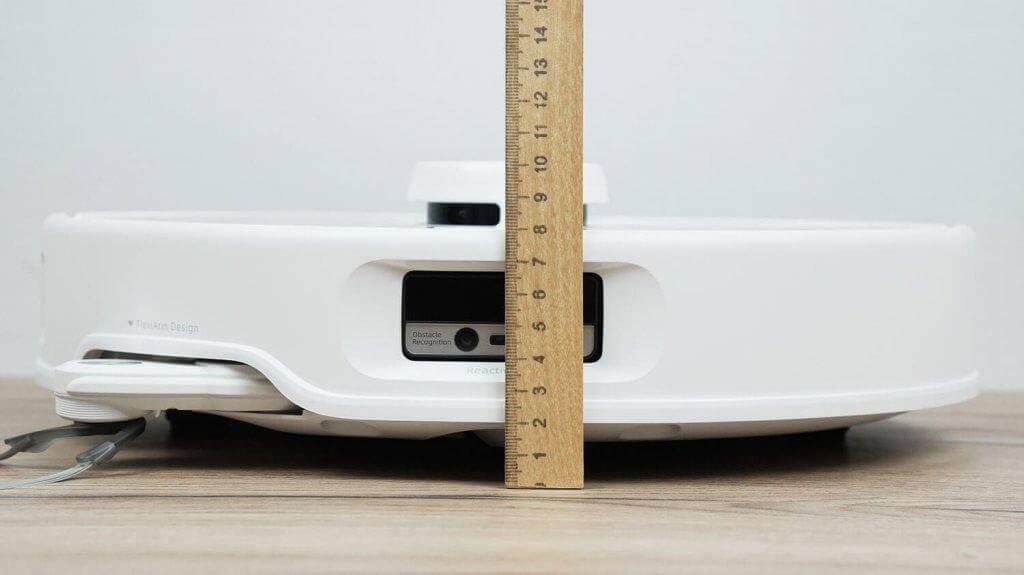Roborock Qrevo kreivė: kūno aukštis