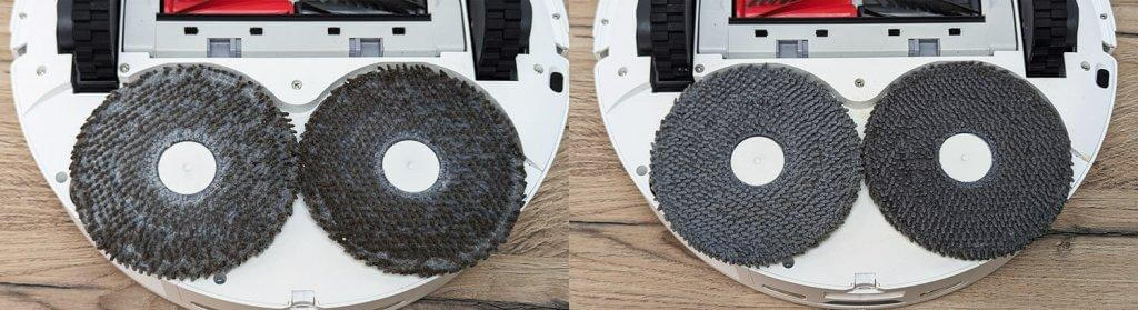 „Roborock Qrevo“ kreivė: servetėlių valymo kokybė