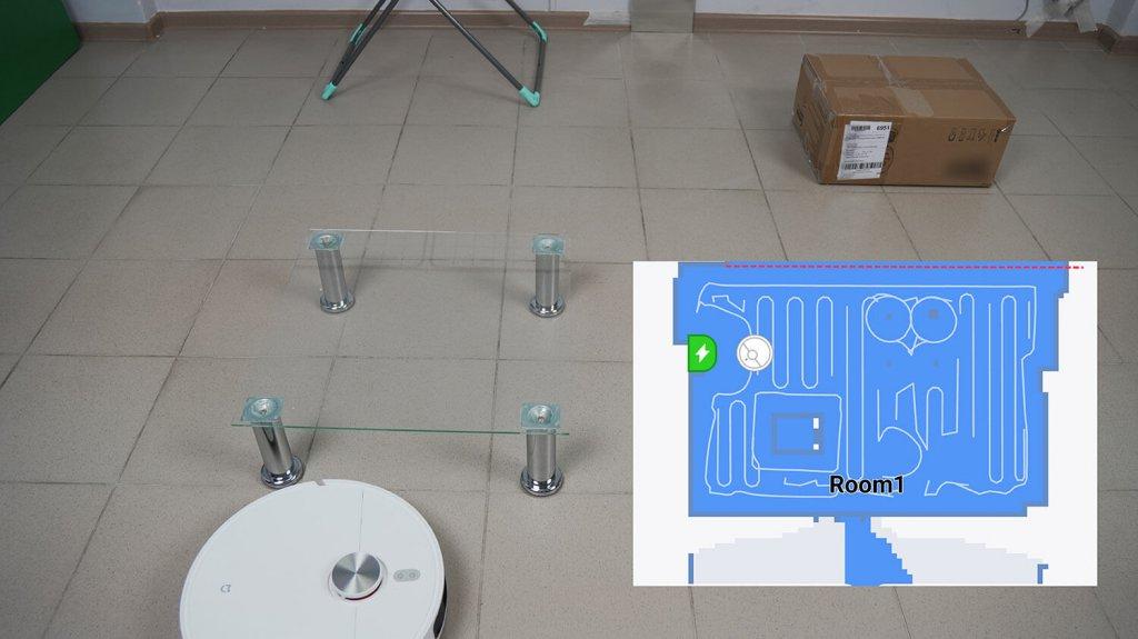 „Xiaomi Mijia M40“: kaip naršyti kambaryje su kliūtimis