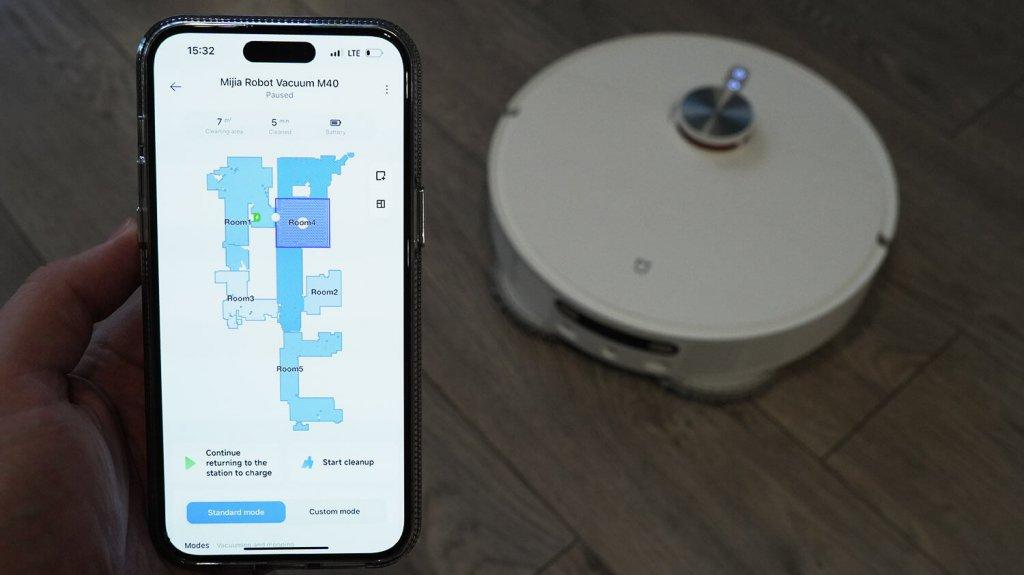 „Xiaomi Mijia M40“: programėlių valdymas