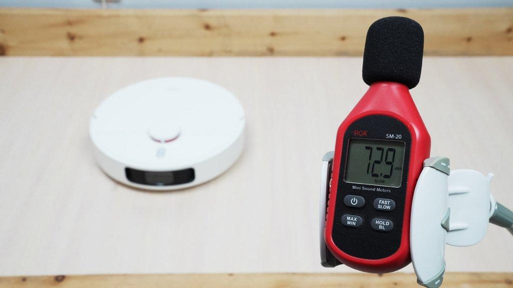„Xiaomi“ robotinis dulkių siurblys S10+: triukšmo lygis