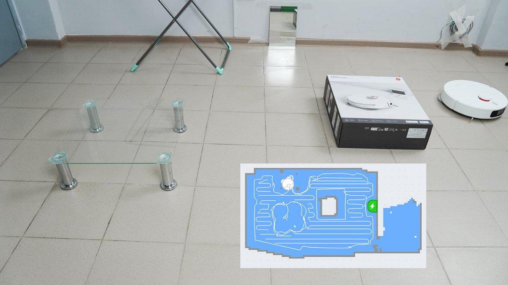 „Xiaomi“ robotinis dulkių siurblys S10+: kaip naršyti kambaryje su kliūtimis