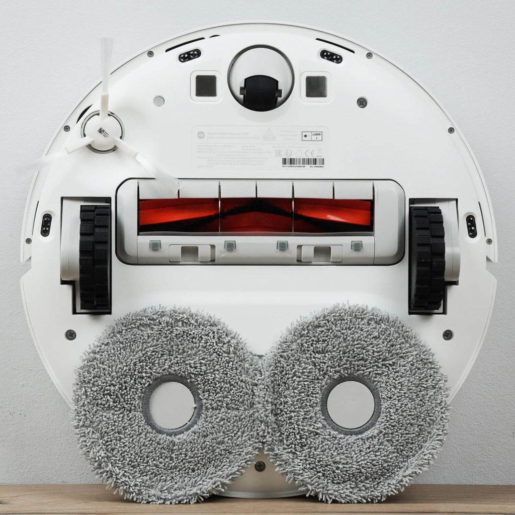 „Xiaomi“ robotinis dulkių siurblys S10+: vaizdas iš apačios