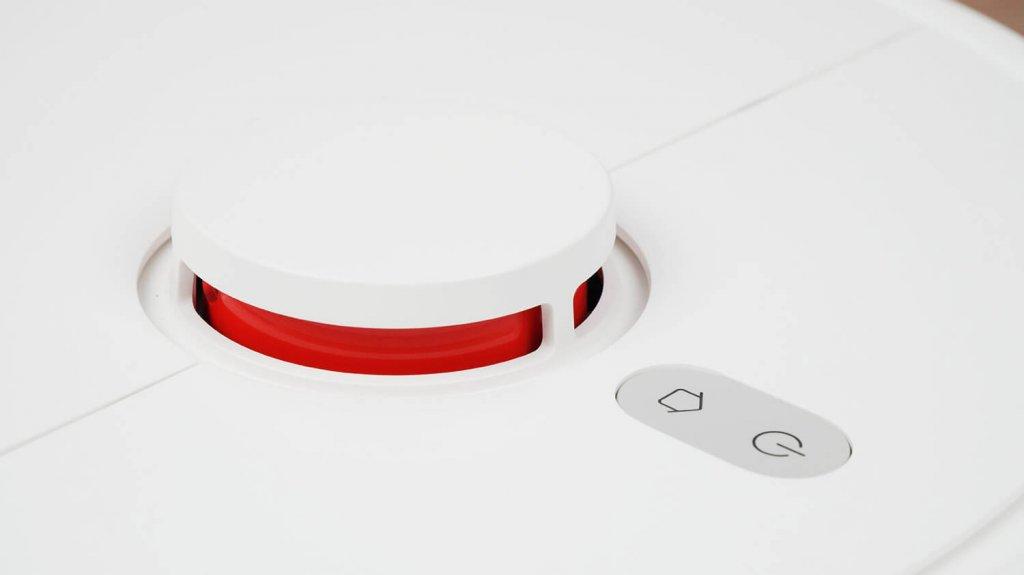 „Xiaomi Robot Vacuum S10+“: „Lidar“ ir valdymo mygtukai