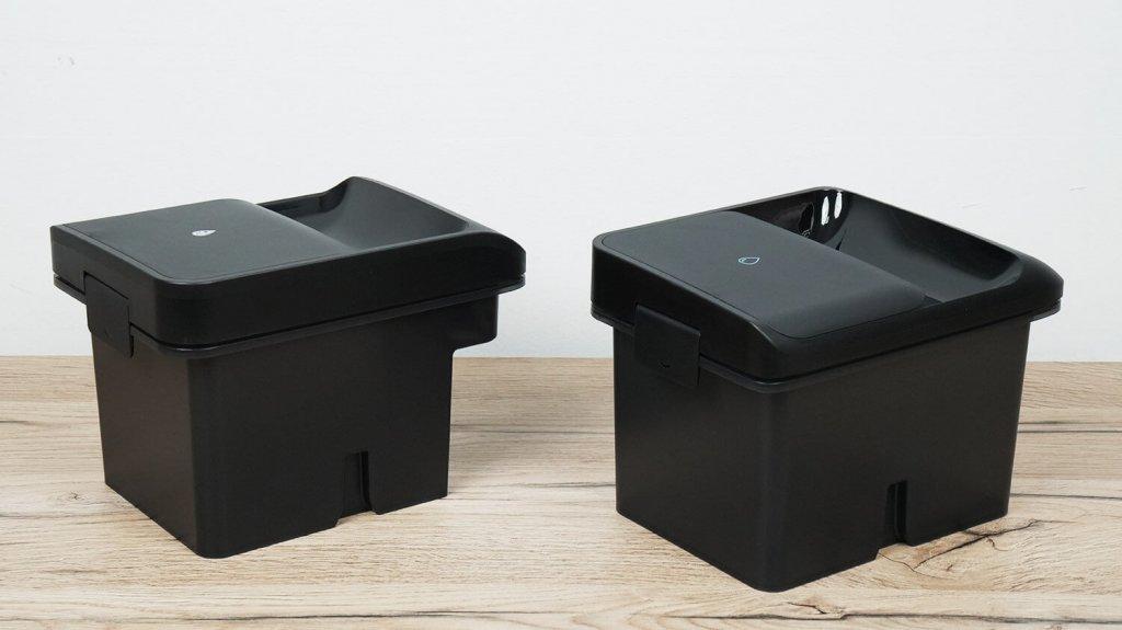 Roborock Saros 10R: Vandens rezervuarai