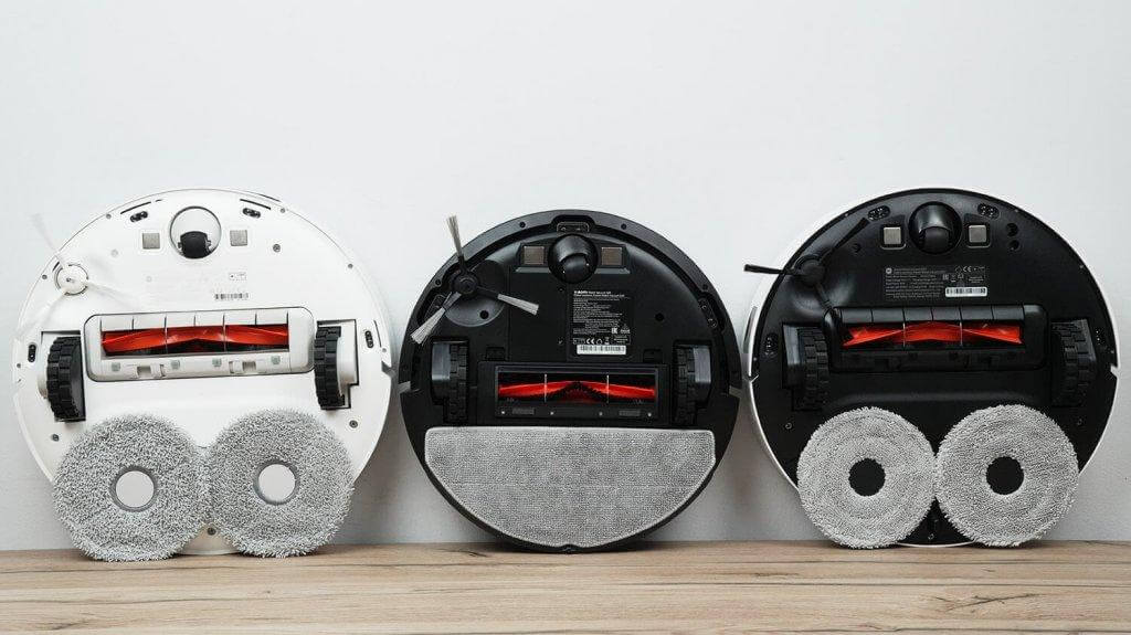 „Xiaomi S10+“, „S20“ ir „S20“ robotinių dulkių siurblių palyginimas: valymo moduliai