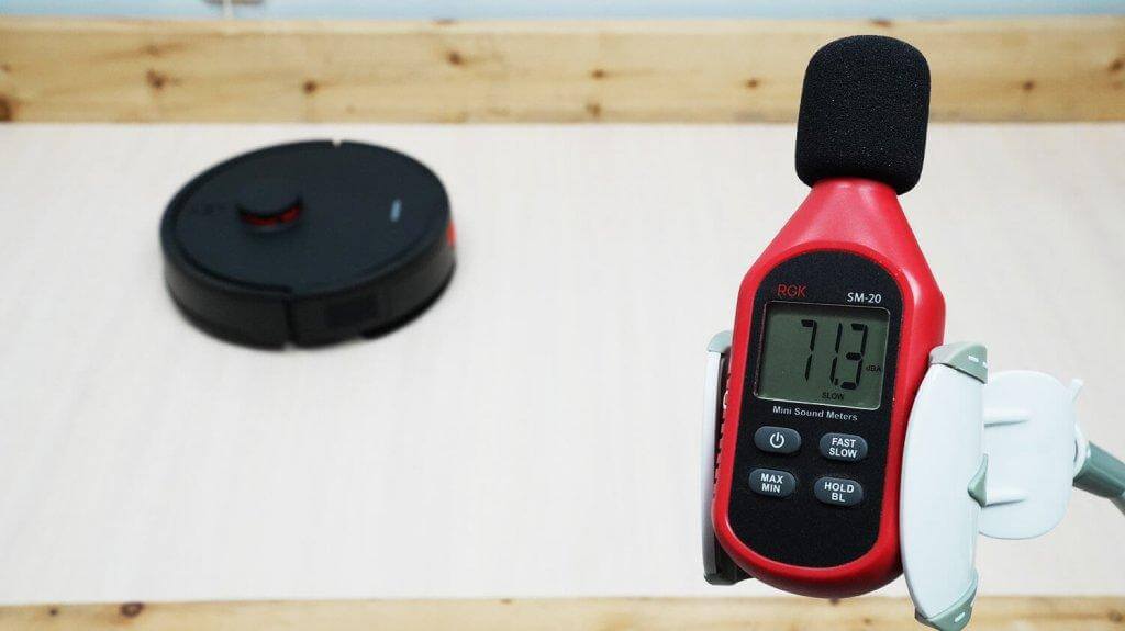„Xiaomi“ robotinis dulkių siurblys S20: triukšmo lygis