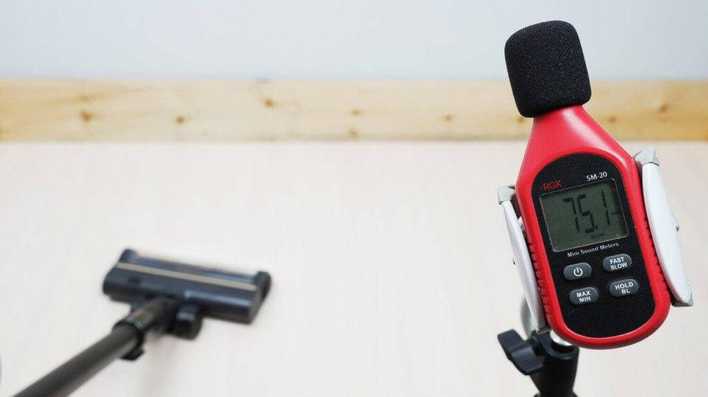 Dreame Z30 AquaCycle: triukšmo lygis