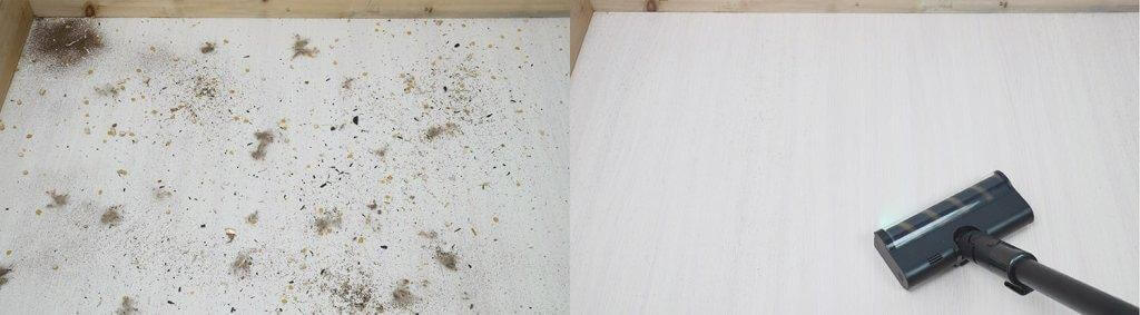 „Dreame Z30 AquaCycle“: nešvarumų surinkimas nuo laminuotų grindų