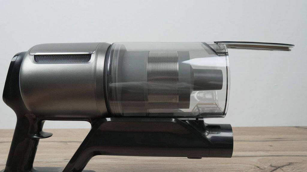 Dreame Z30 AquaCycle: ištuštinkite dulkių dėžę