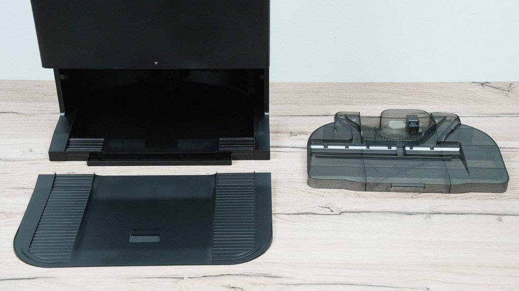 ECOVACS DEEBOT X8 Pro Plus: Nuimamas padėklas ir kanalizacija