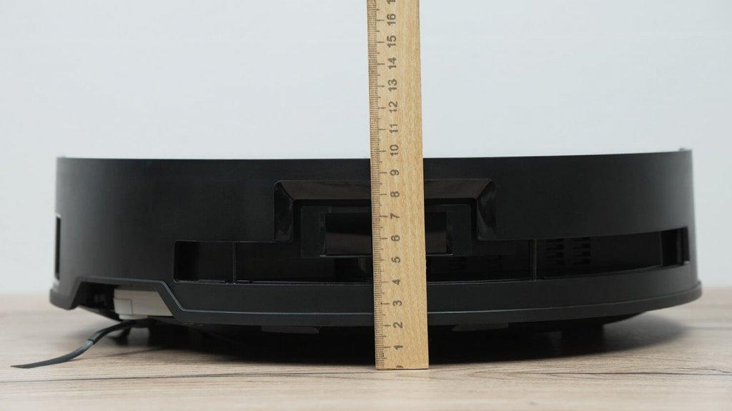 ECOVACS DEEBOT X8 Pro Plus: Kūno aukštis