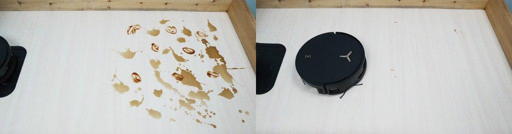 ECOVACS DEEBOT X8 Pro Plus: sunkiai šalinamos dėmės