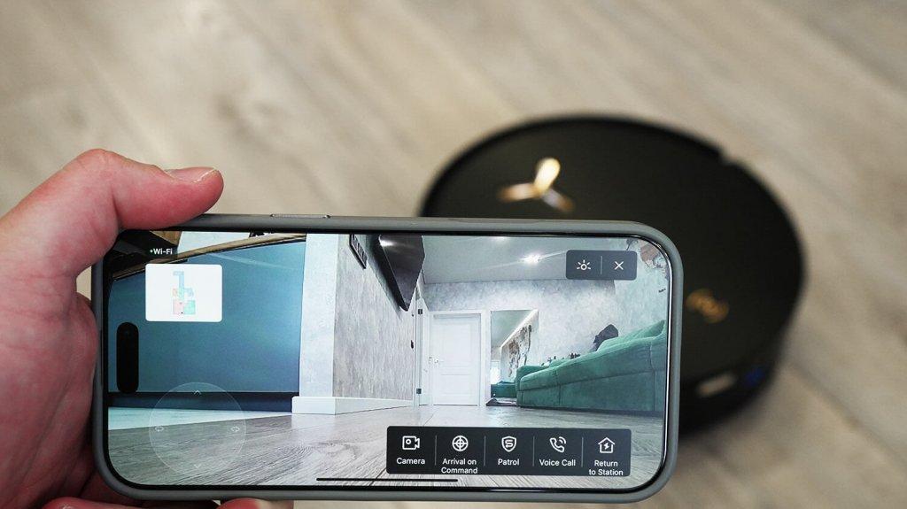 ECOVACS DEEBOT X8 Pro Plus: nuotolinis namų stebėjimas