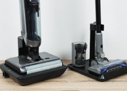 „KaringBee M5“: vertikalus šlapio valymo dulkių siurblys su sauso valymo priedais