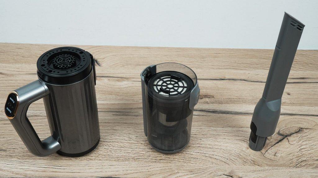 KaringBee M5: Aspiradora de mano desmontada