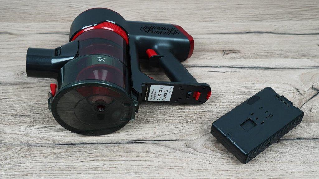 PRISM Vacuum Pro serija: išimama baterija