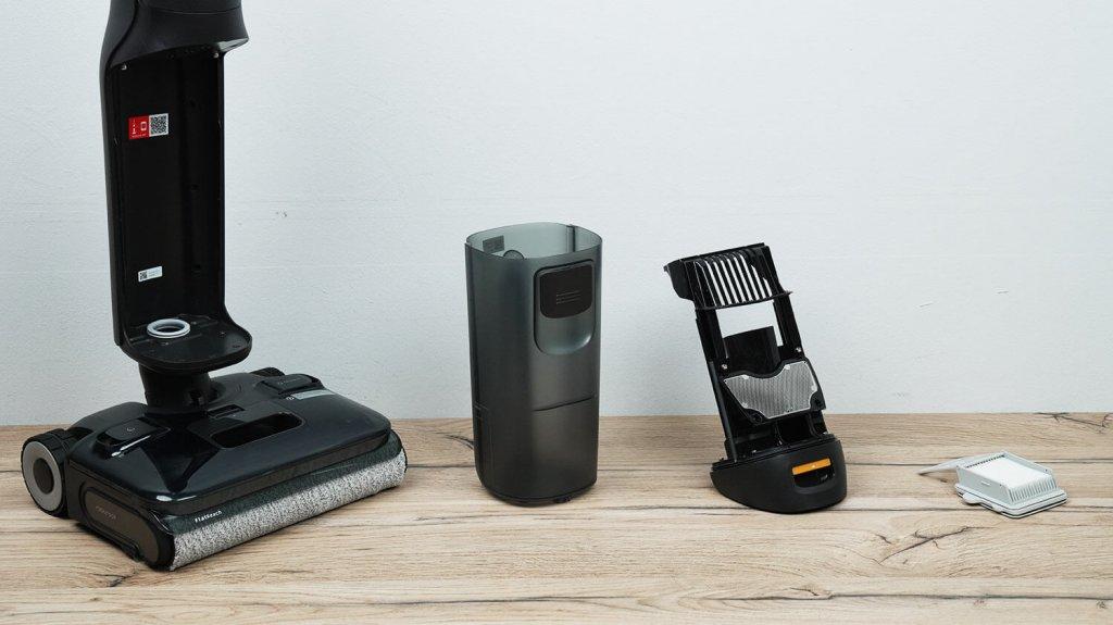 „Roborock F25 ACE Combo“: bake įmontuota filtravimo sistema nešvariam vandeniui