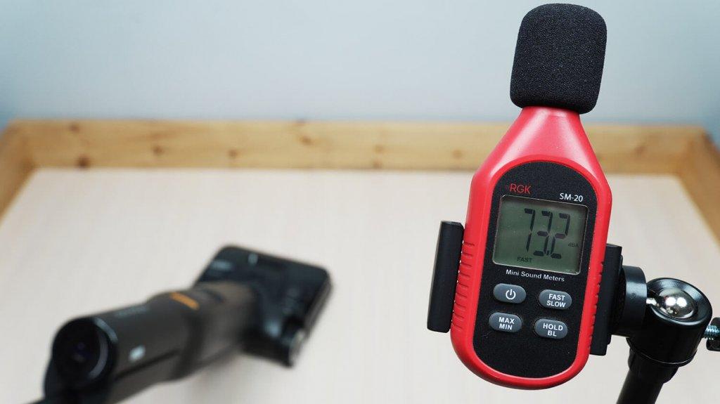 „Roborock F25 ACE“ derinys: triukšmo lygis