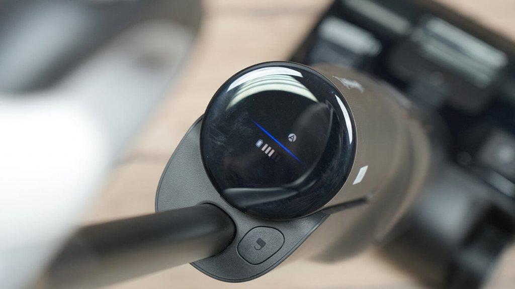 „Roborock F25 ACE“ derinys: ekranas