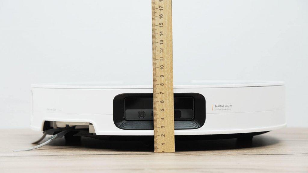 „Roborock S9 MaxV Ultra“: kūno ūgis