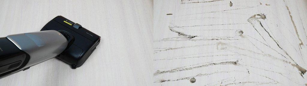 „Trouver X4 Pro“: grindų valymas nuo purvo