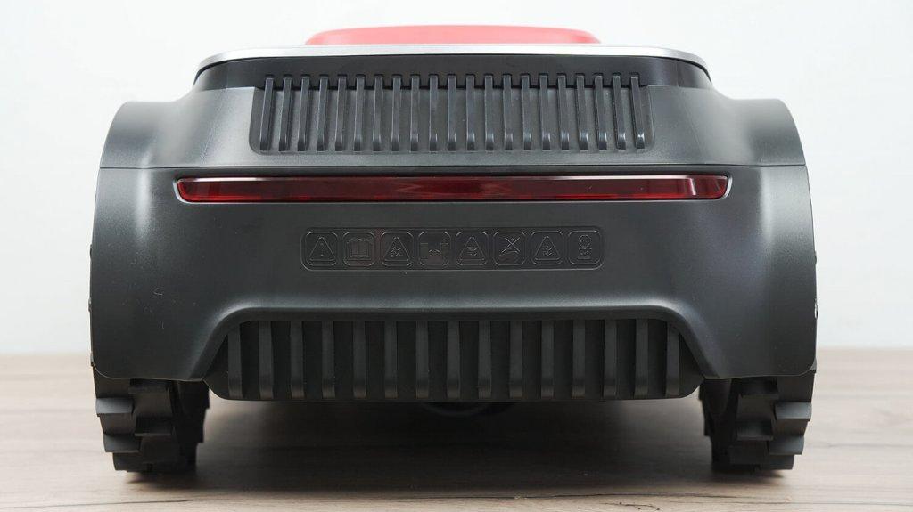 Dreame Roboticmower A1: vaizdas iš galo