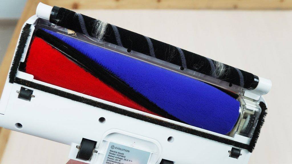 EVOLUTION Smart Clean VCF2613UV Húmedo y seco: Acondicionamiento de rodillos esponjosos