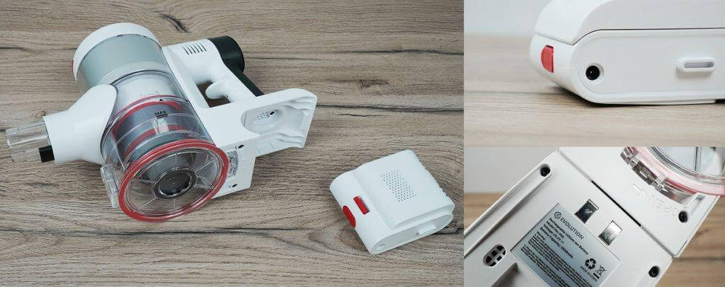 EVOLUTION Smart Clean VCF2613UV Húmedo y seco: Batería extraíble