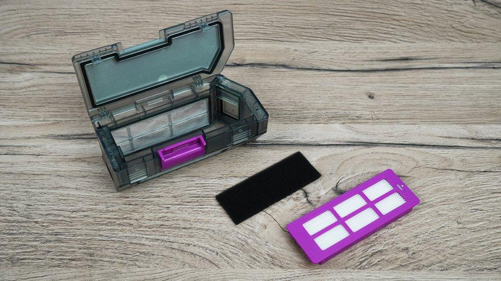 Midea VCR V15 Pro Ultra: filtravimo sistema