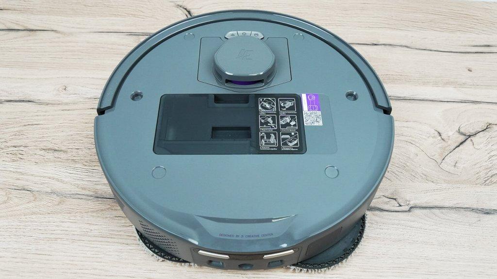 3i P10 Ultra: Dulkių konteinerio vieta