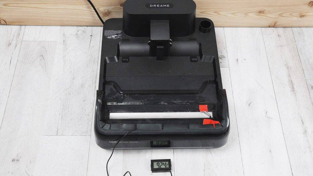 Dreame H15 Pro Heat: vandens šildymo temperatūra