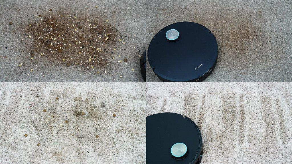 Dreame X50 Ultra Complete: kilimų valymas